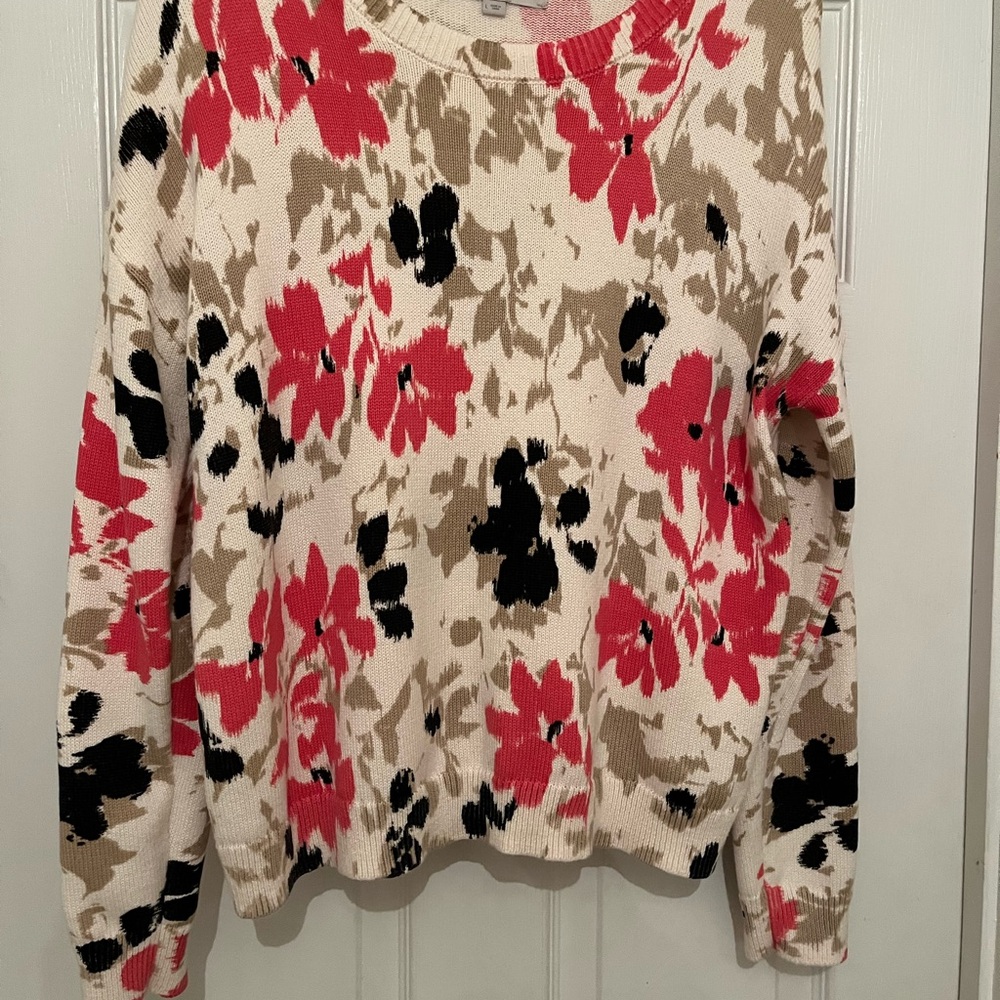 LOFT Gardenia Relaxed Sweater